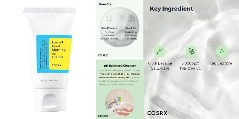 COSRX Low pH Good Morning Gel Cleanser