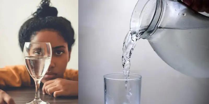 Drink more water daily for Skincare.