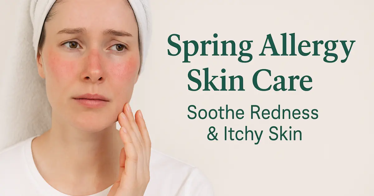 Picture of Best Spring Allergy Skin Care for Redness and Pimple Relief