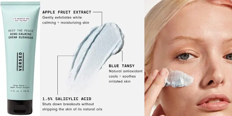 Versed Keep The Peace Acne-Calming Cream Cleanser image