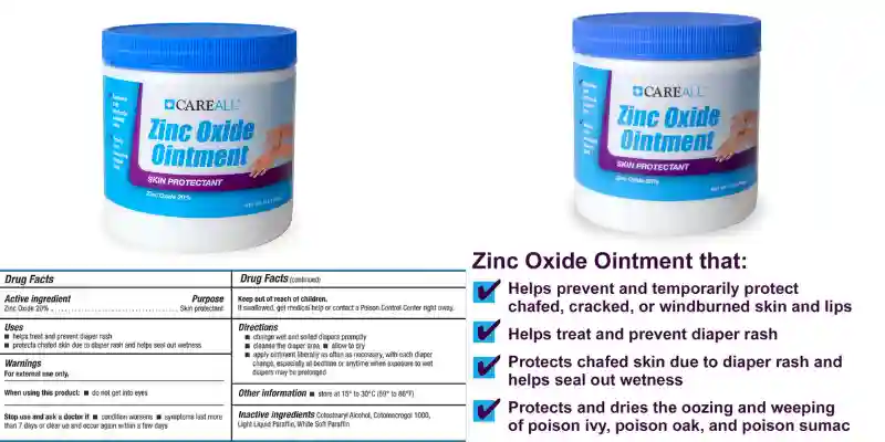 zinc oxide cream for face image